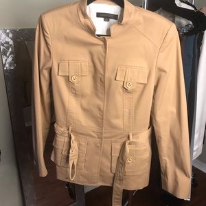 Anne Klein Suit size 12 khaki color.